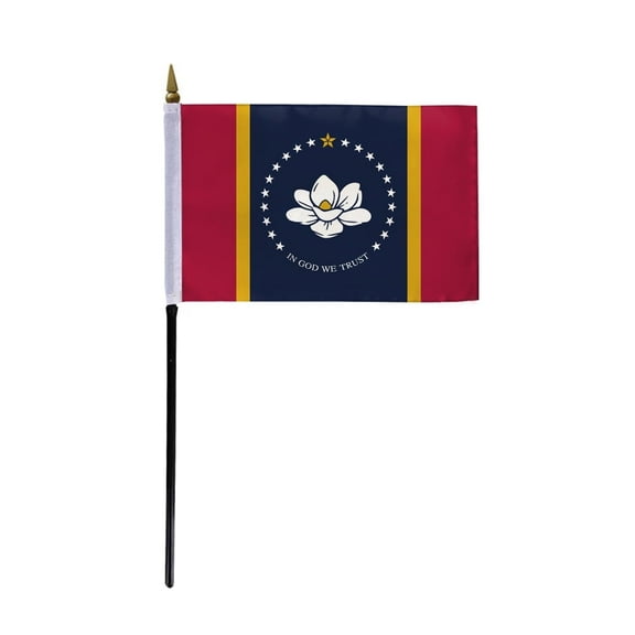 A.G.A.S Manufacturing Group Mississippi State 4x6 Stick Flag