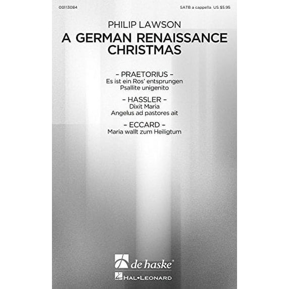 A GERMAN RENAISSANCE CHRISTMAS (CHORAL COLLECTION)