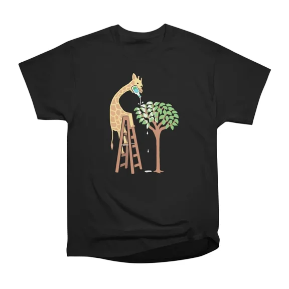 A GIRAFFE WHO LOVES RANCH T-Shirt Tee Gift For Him Merch For Her Apparel For Friend