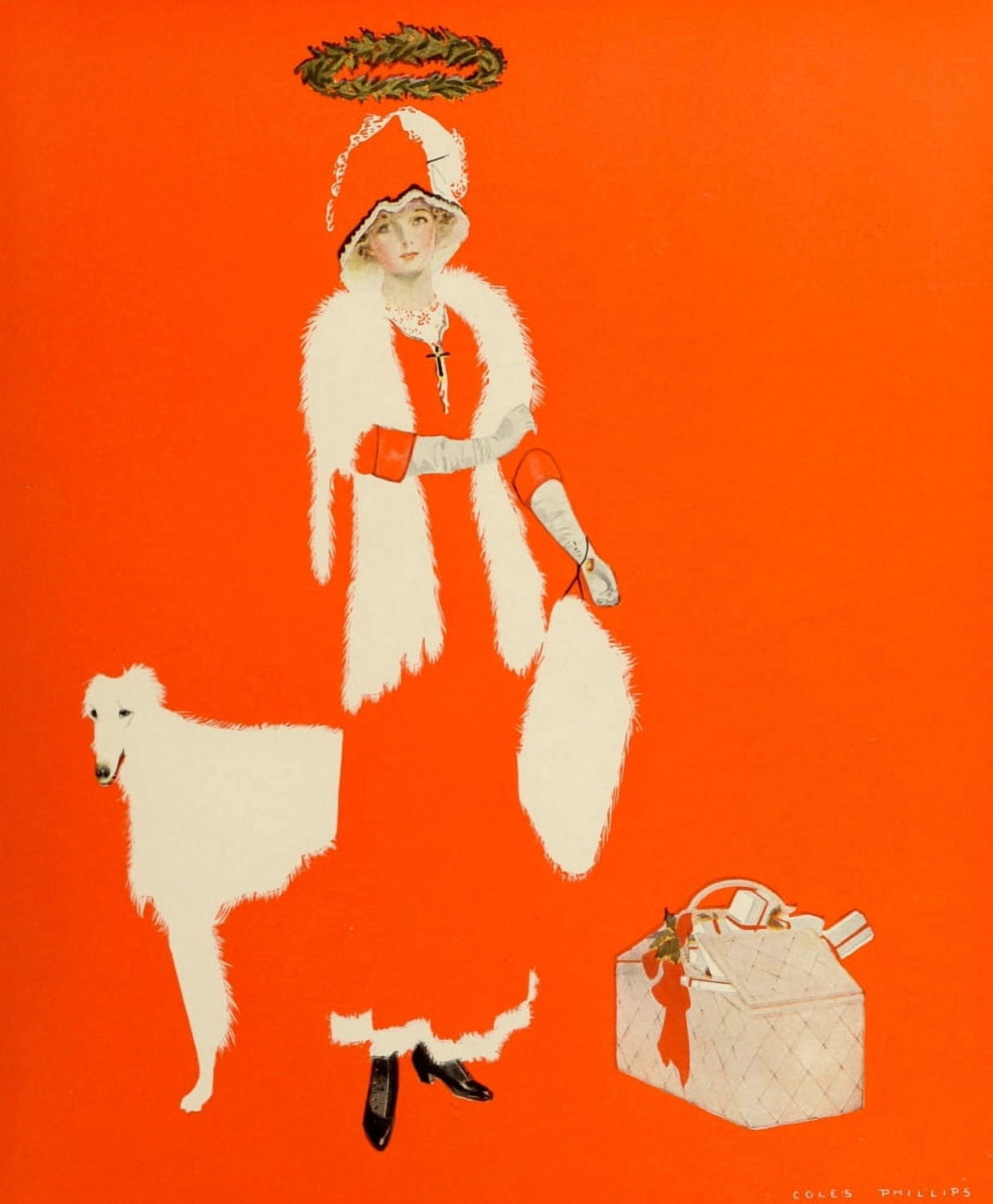A Gallery of Girls 1911 A present day saint Canvas Art - Clarence Coles Phillips (24 x 36)