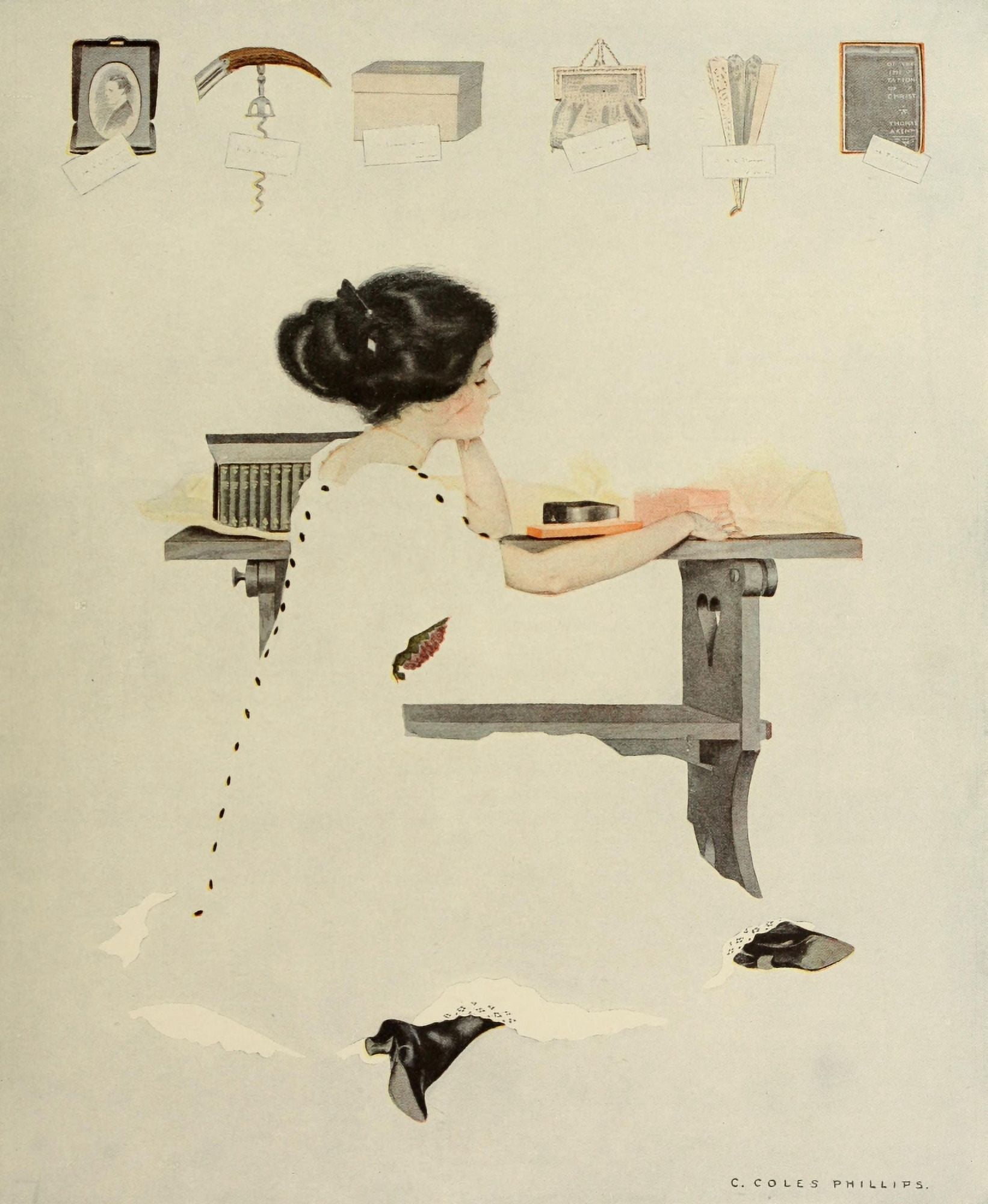 A Gallery of Girls 1911 Know all men by these presents Canvas Art - Clarence Coles Phillips (24 x 36)