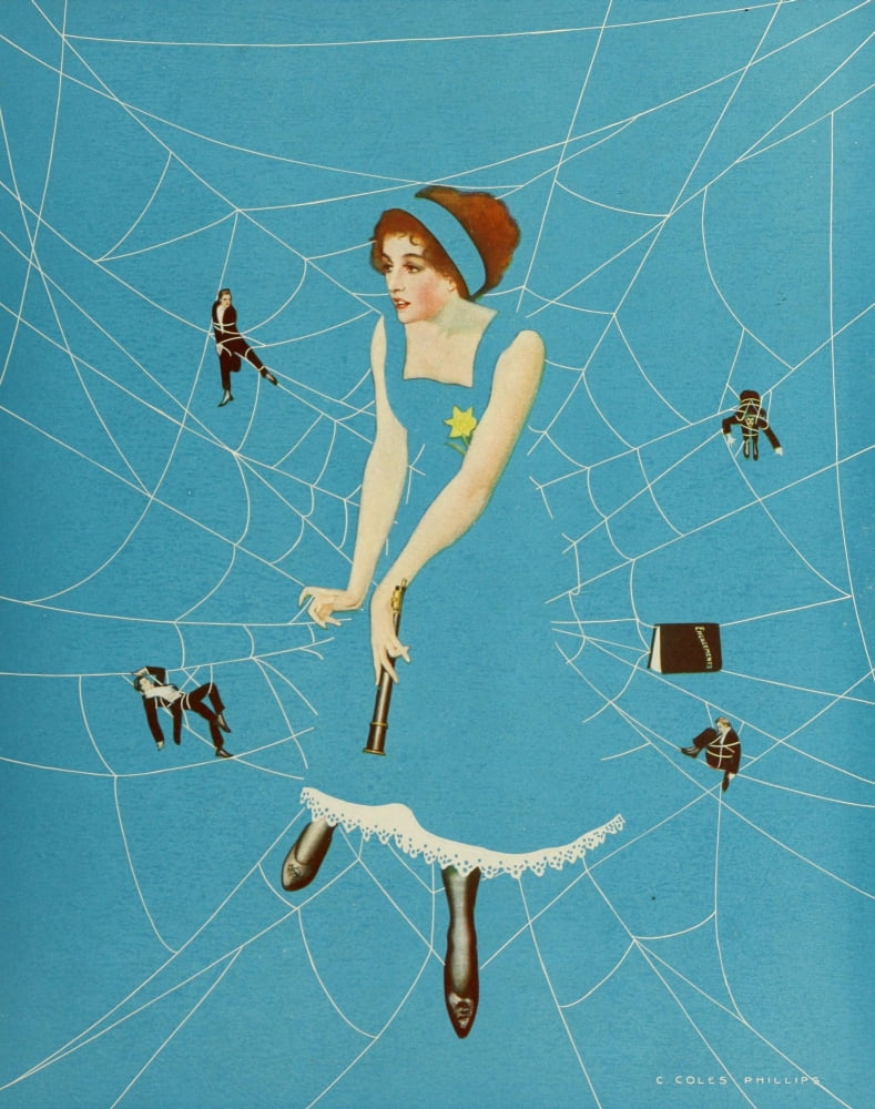 A Gallery of Girls 1911 Net results Canvas Art - Clarence Coles Phillips (18 x 24)