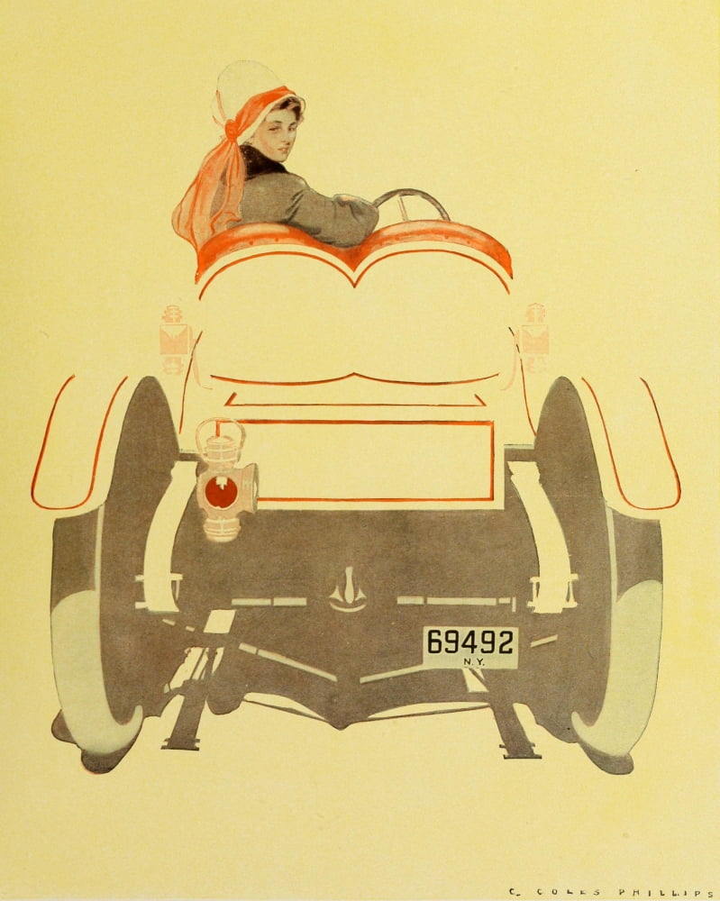A Gallery of Girls 1911 One girl power Canvas Art - Clarence Coles Phillips (18 x 24)