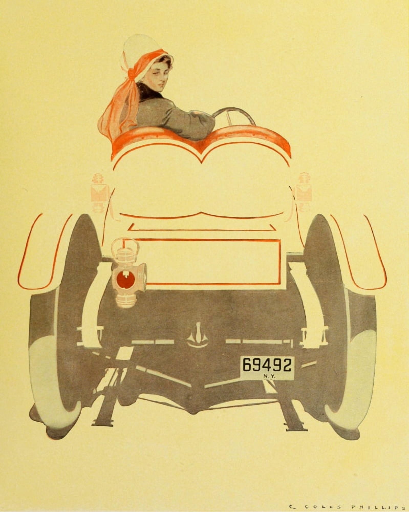 A Gallery of Girls 1911 One girl power Canvas Art - Clarence Coles Phillips (24 x 36)