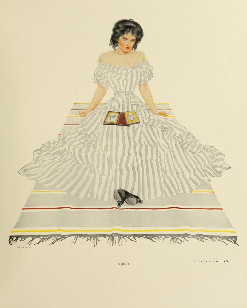 A Gallery of Girls 1911 Which Canvas Art - Clarence Coles Phillips (24 x 36)