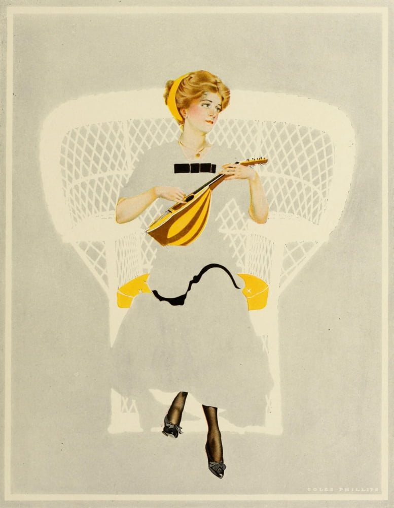 A Gallery of Girls 1911 Without accompaniment Canvas Art - Clarence Coles Phillips (24 x 36)