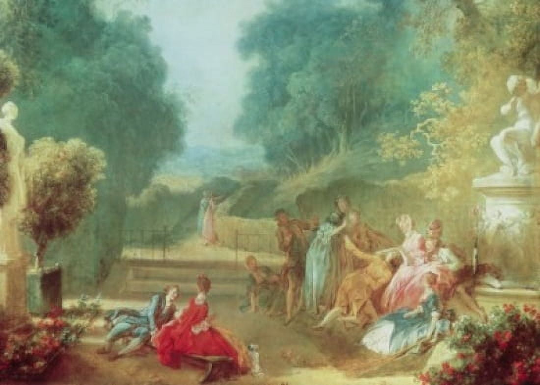 A Game of Hot Cockles Jean Honore Fragonard (1732-1806 French) Canvas Art - Jean Honore Fragonard (18 x 24)