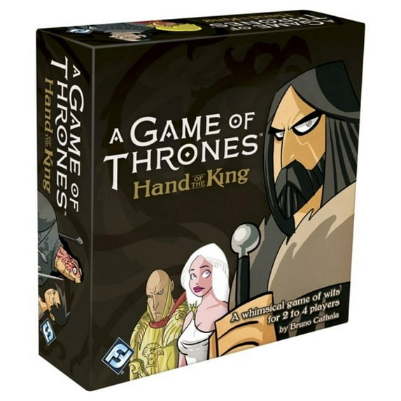 A Game of Thrones Hand Of The King Strategy Card Game a Whimsical Game of Wits for 2 to 4 Players & Custom Storage Carrier