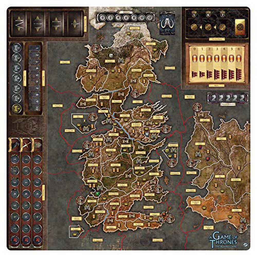 Game Of Thrones Board Game Map