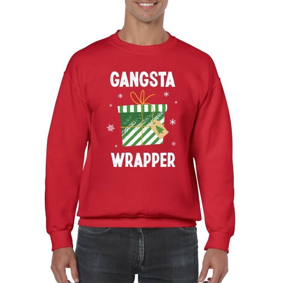 A Gangsta Wrapper Sweatshirt Men -Smartprints Designs, Male x-Large