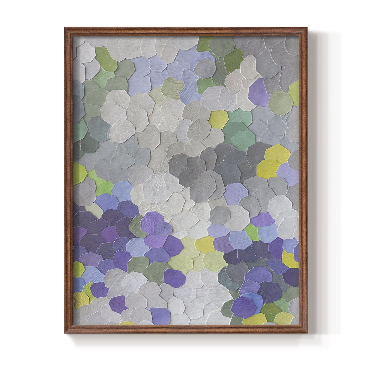 A Garden in Provence in Paper Solid Wood 11 x 14 Framed Print