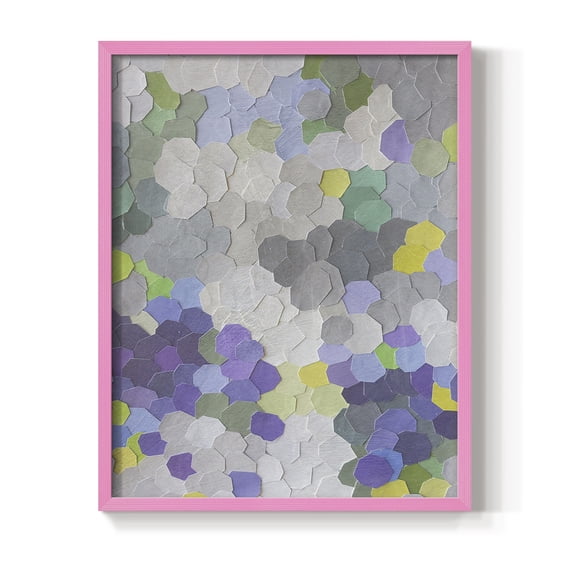 A Garden in Provence in Paper Solid Wood 11 x 14 Framed Print