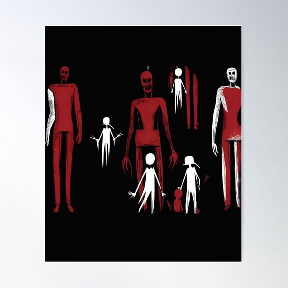 A Gathering Of Strange Alien Beings Poster Wall Art, Modern Wall Decor For Living Room Bedroom, 24x36 UNFRAMED