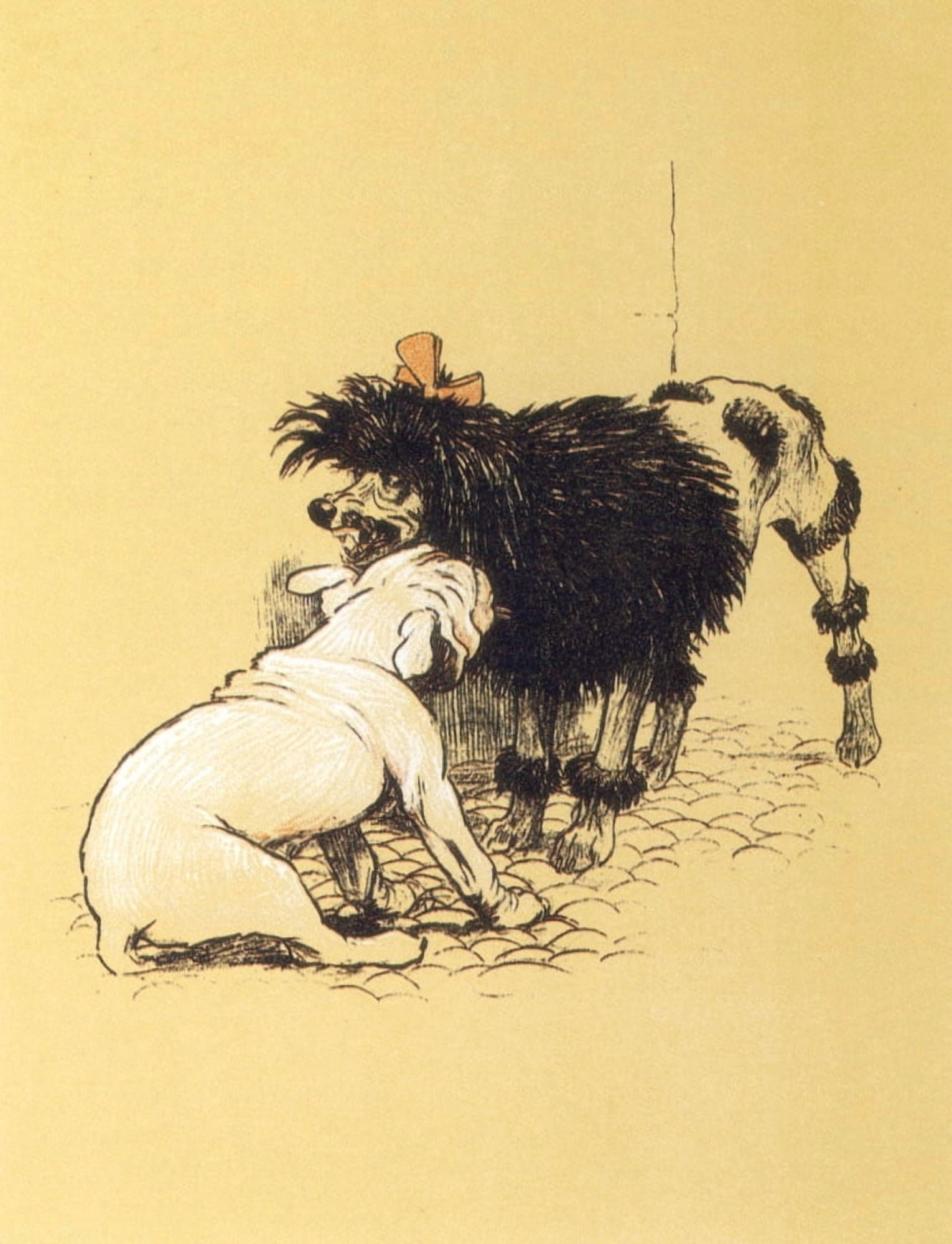 A Gay Dog 1905 Poodle Canvas Art - Cecil Aldin (18 x 24)