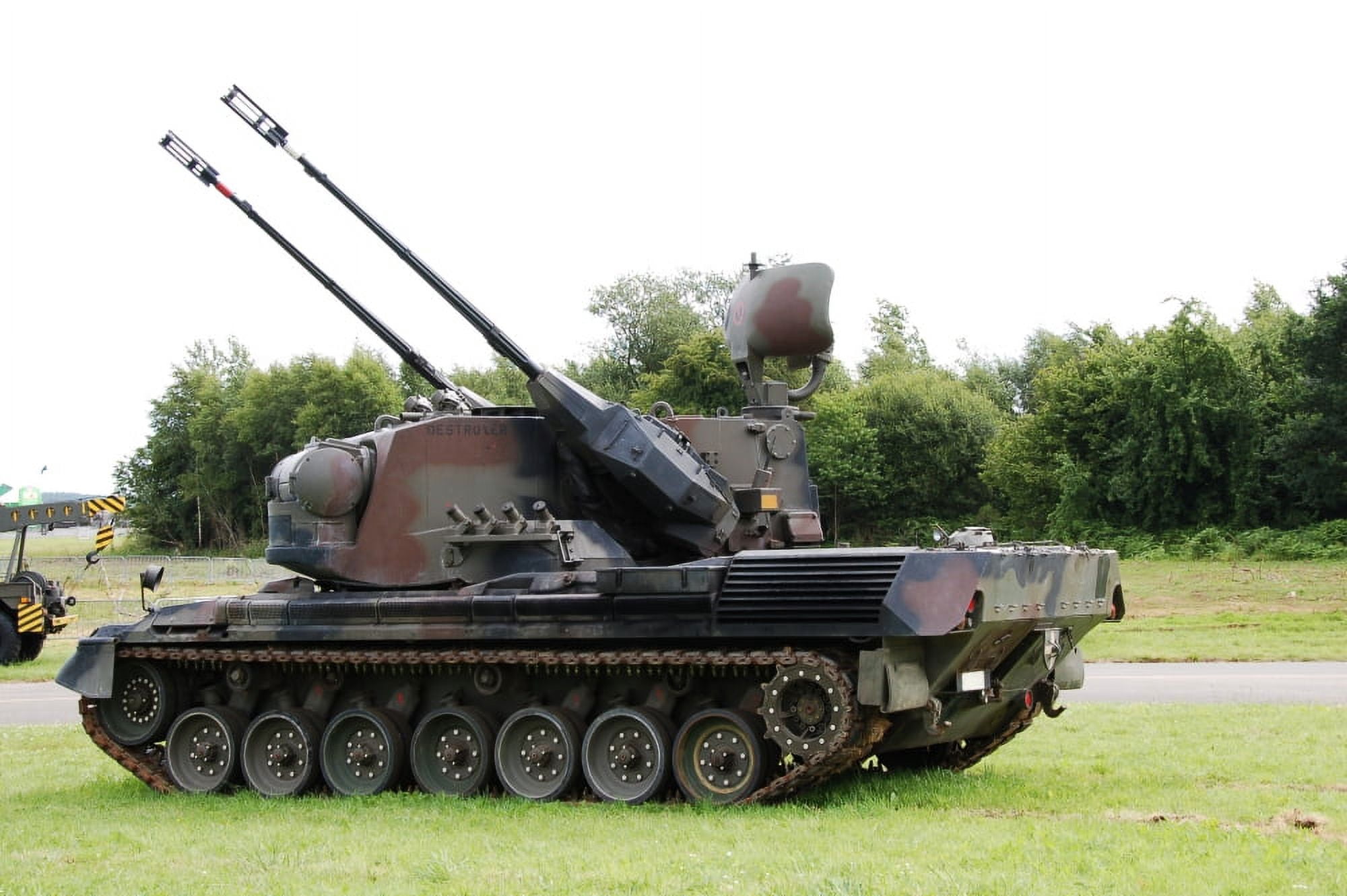 A Gepard anti-aircraft tank of the Belgian Army Canvas Art - Luc De JaegerStocktrek Images (18 x 12)