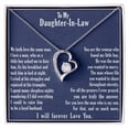 thumbnail image 1 of A Gift For Daughter In Law - You Are Truly The Answer - Forever Love Necklace - White Gold or Yellow Gold - Gift Box, 1 of 5