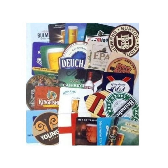 A Gift From Britain - Pub Paraphernalia 25 Traditional Beer Mats/Bag - Series 4