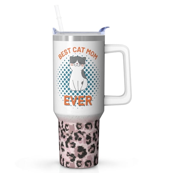 A+ Gift for Mom - 40 Ounce Stainless Steel Tumbler with Straw - Reliable Temperature Control - Mother's Day Birthday Christmas Must-Have Item