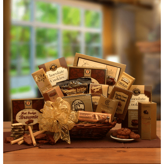 A Gift of Chocolate Gift Basket - chocolate gift basket