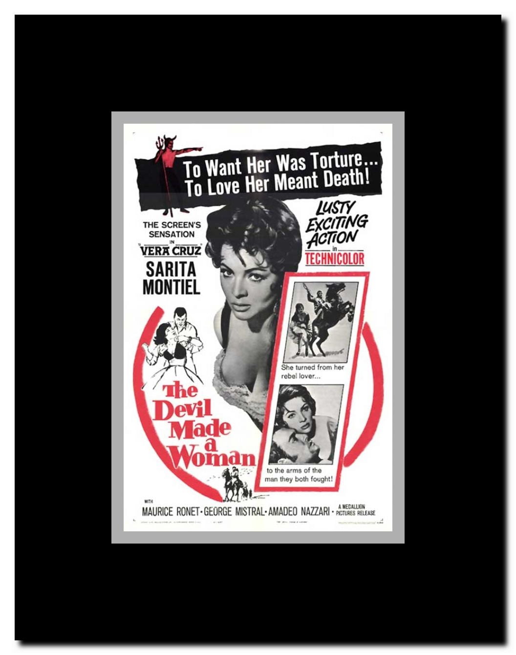A Girl Against Napoleon Framed Movie Poster