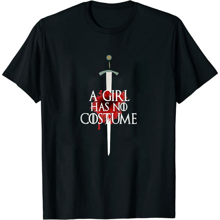 A Girl Has No Costume Halloween Shirt Needle Blood Graphics A Girl Has No Costume Halloween Shirt Needle Blood Graphics