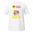 thumbnail image 1 of A Girl Who Loves Bakso Foodie Lover Women Girls Graphic T-Shirt (White, M), 1 of 2