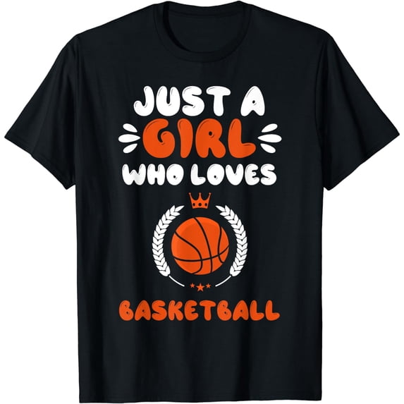 A Girl Who Loves Basketball Shirt T-Shirt