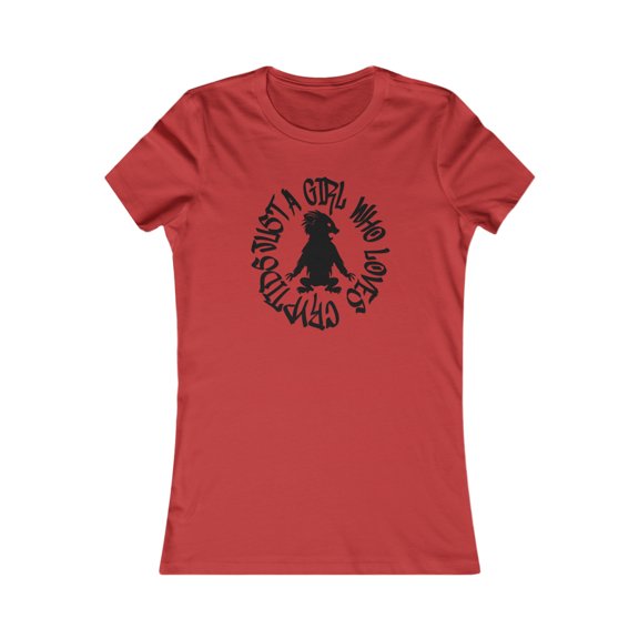 A Girl Who Loves Cryptids Women's Favorite Tee