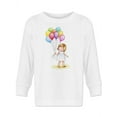 thumbnail image 1 of A Girl With Balloons Long Sleeve Toddler -Image by Shutterstock,  5 Toddler, 1 of 4