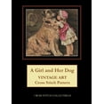 thumbnail image 1 of A Girl and Her Dog: Vintage Art Cross Stitch Pattern, (Paperback), 1 of 1