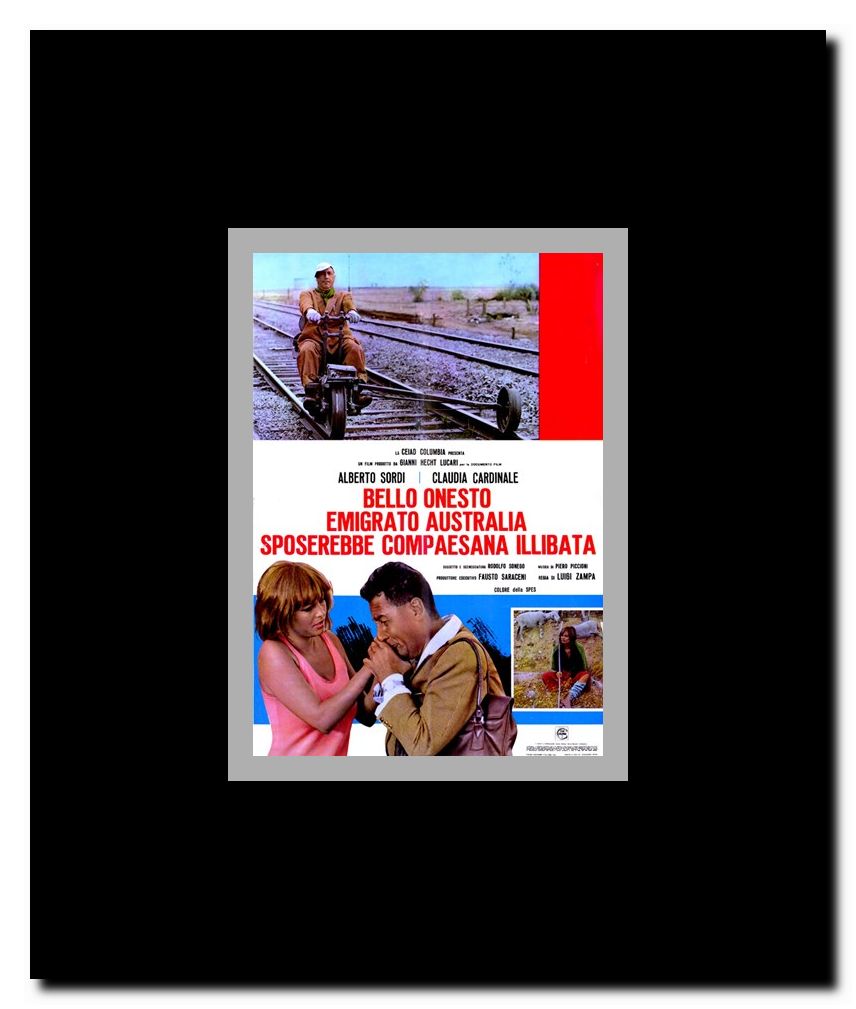 A Girl in Australia Framed Movie Poster
