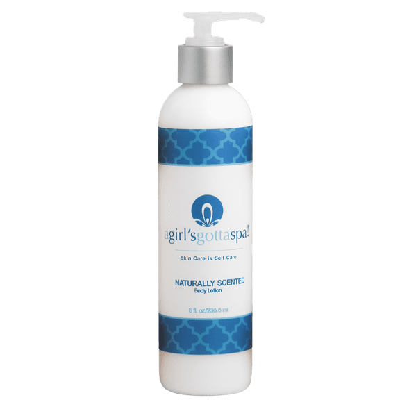 A Girl's Gotta Spa! Unscented Body Lotion for Dry Skin, 8 Ounces