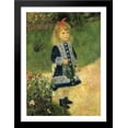 thumbnail image 1 of A Girl with a Watering Can 28x38 Large Black Wood Framed Print Art by Pierre Auguste Renoir, 1 of 2