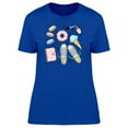 thumbnail image 1 of A Girls Favorite Things T-Shirt Women -Image by Shutterstock, Female Large, 1 of 2