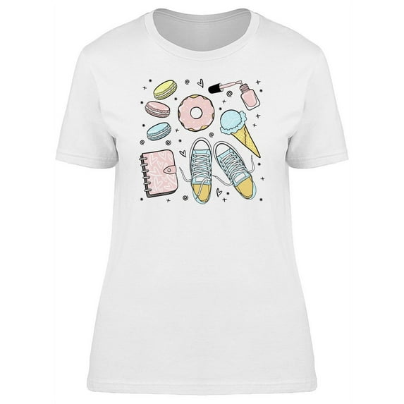 A Girls Favorite Things T-Shirt Women -Image by Shutterstock, Female Medium