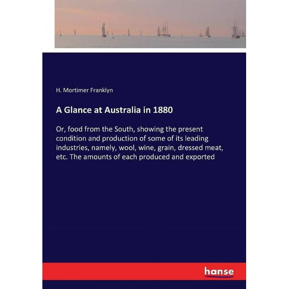 A Glance at Australia in 1880 (Paperback)