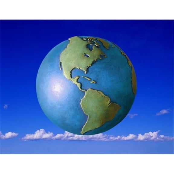 A Globe In The Sky Poster Print