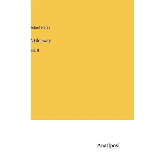 A Glossary (Hardcover)