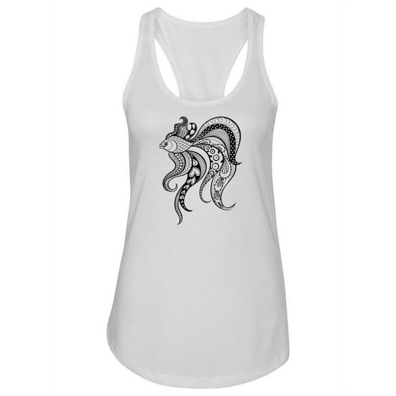 A Gold Fish Sketch Tank Women -Image by Shutterstock, Female x-Large