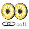 thumbnail image 1 of A Golden Couple-Folding Bicycle Easy Wheel Cnc Bearing Push Training Wheel For Brompton, 1 of 8