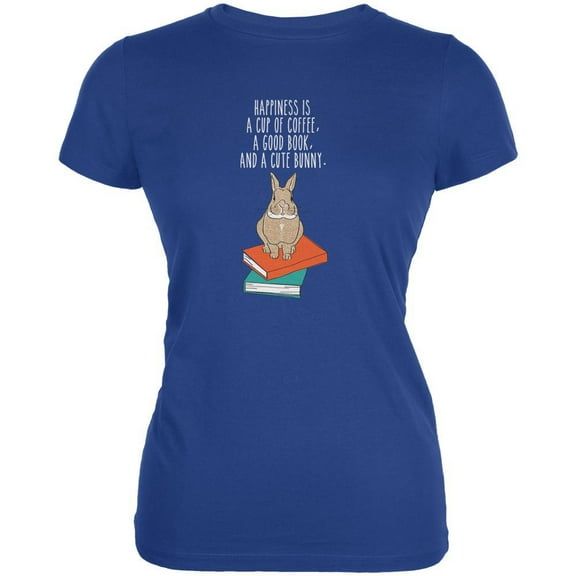 A Good Book and My Bunny Royal Juniors Soft T-Shirt - Small