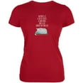 thumbnail image 1 of A Good Book and My Cat Red Juniors Soft T-Shirt - Large, 1 of 1