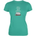 thumbnail image 1 of A Good Book and My Cat Teal Juniors Soft T-Shirt - X-Large, 1 of 1