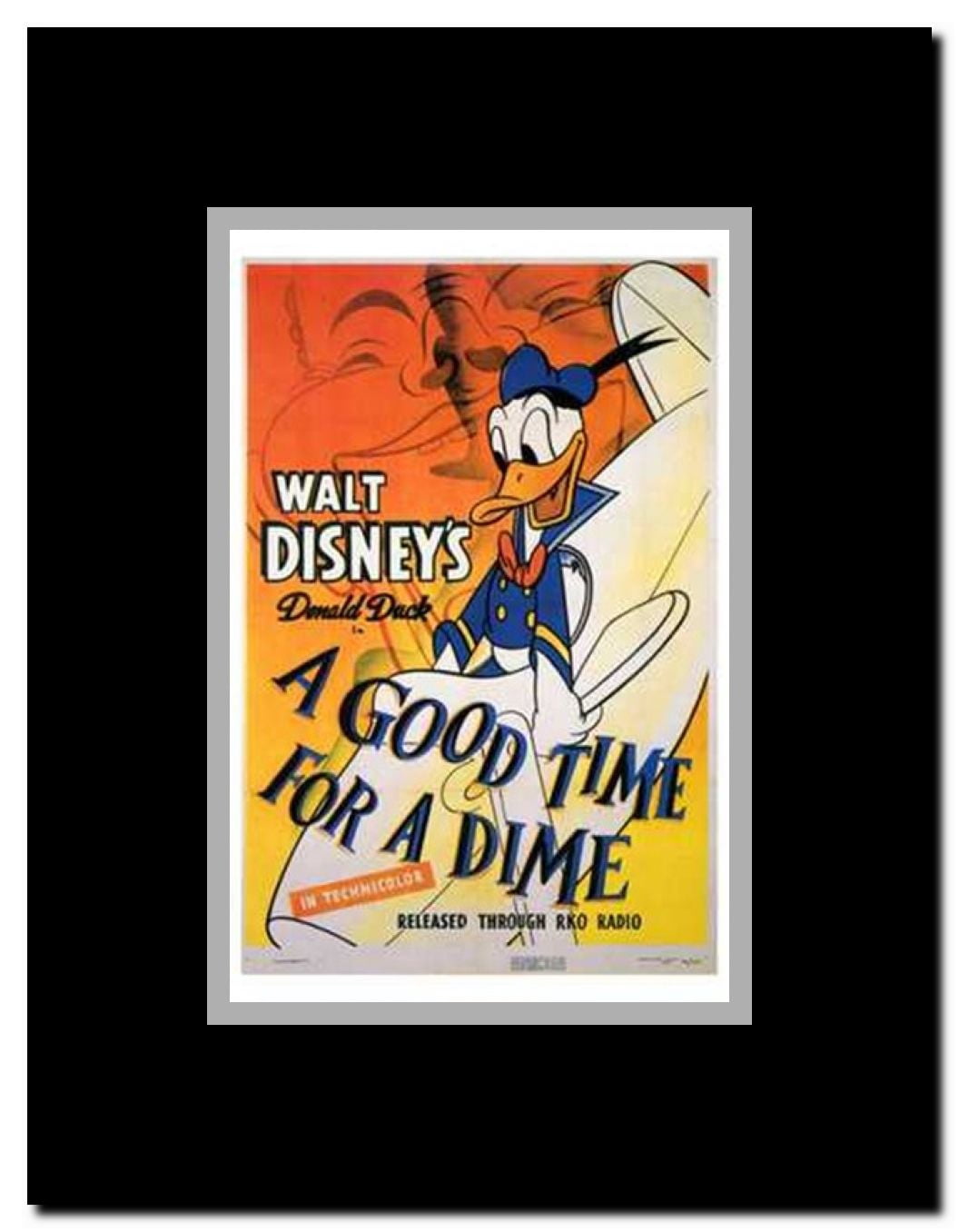 A Good Time for a Dime Framed Movie Poster