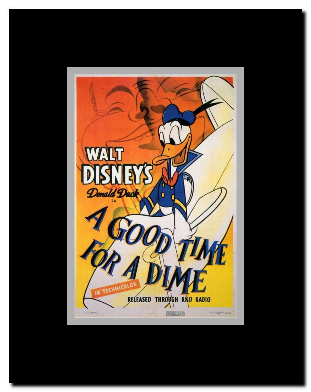 A Good Time for a Dime Framed Movie Poster