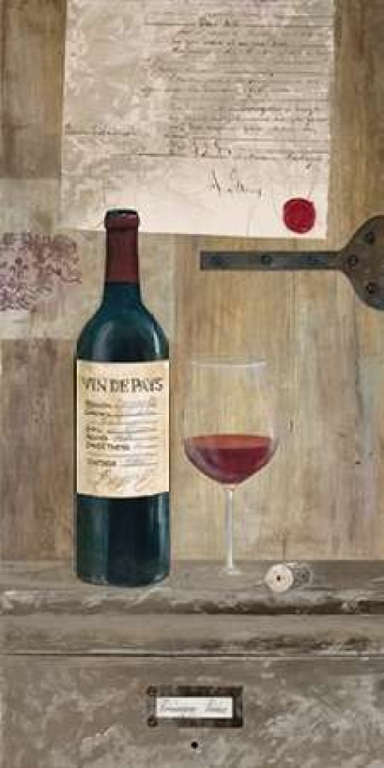 A Good Vintage - Red Canvas Art - Arnie Fisk (24 x 48)