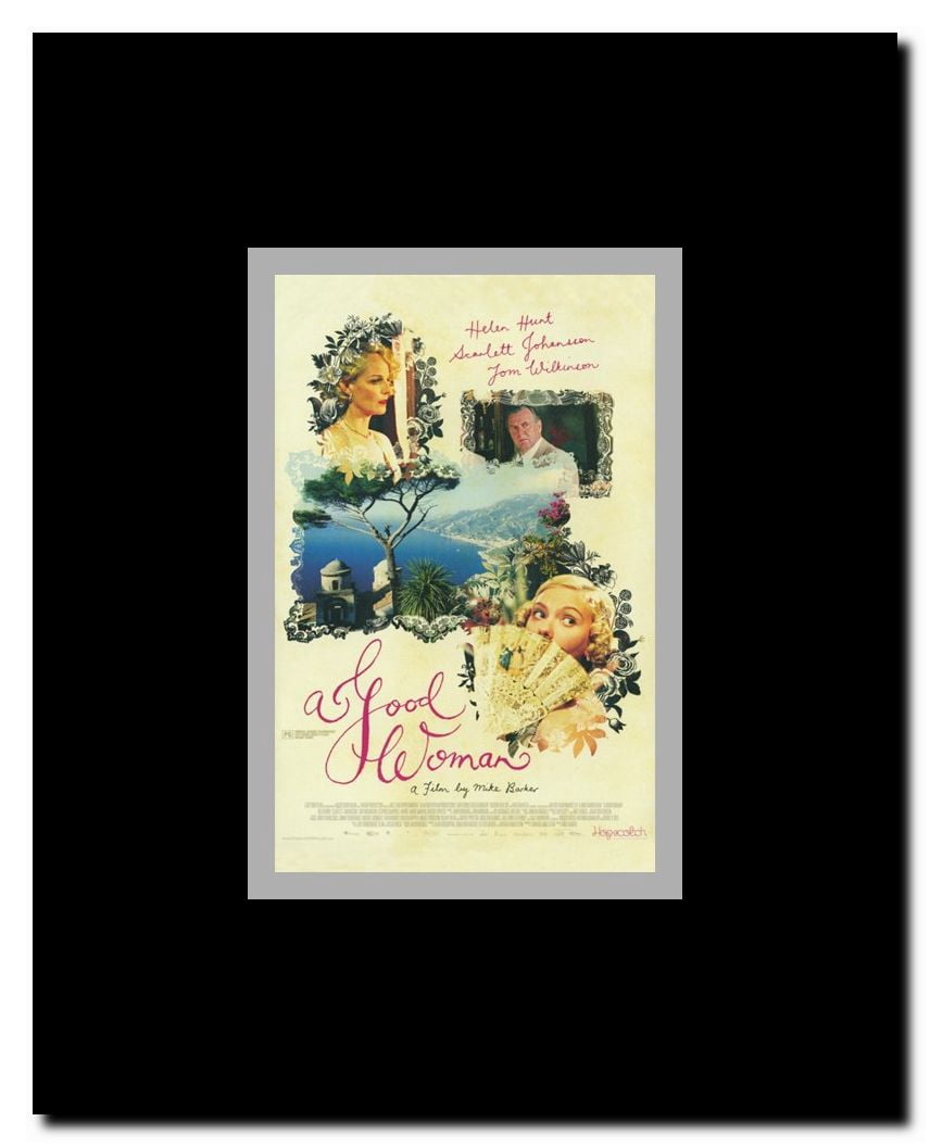 A Good Woman Framed Movie Poster