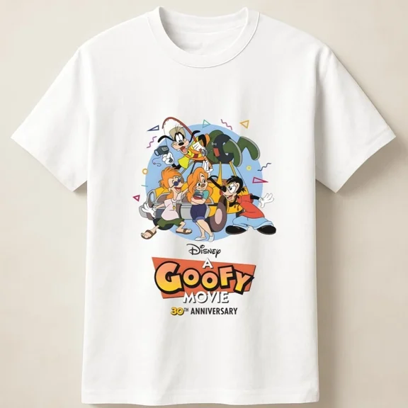 A Goofy Movie 30th Anniversary Fun Group Artwork Unisex T Shirt