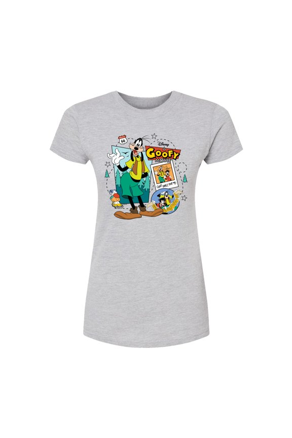 - Goofy Bootleg - Juniors Fitted Graphic T-Shirt