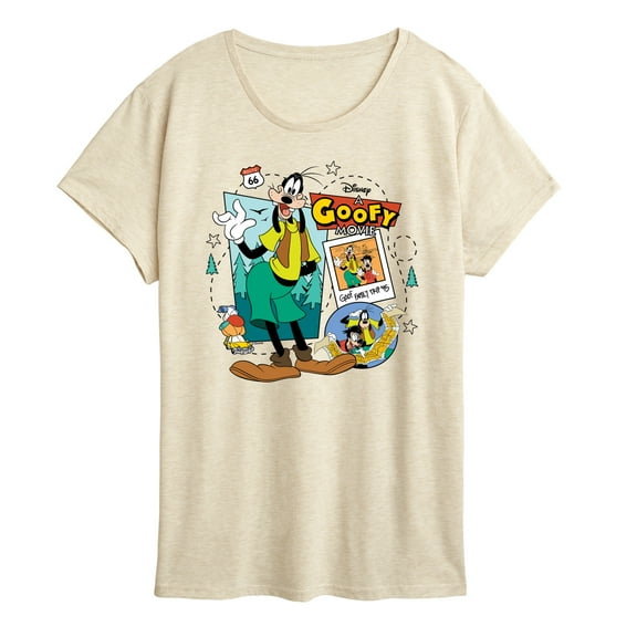 A Goofy Movie - Family Trip Collage - Women's Short Sleeve Graphic T-Shirt